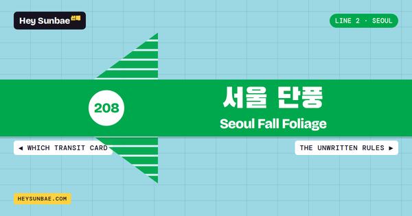 Seoul Fall Foliage 2026: Peak Dates And The Best Spots station sign