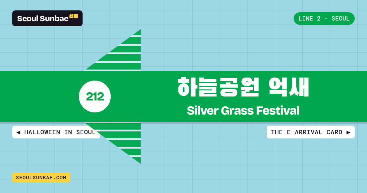 Seoul Silver Grass Festival At Haneul Park