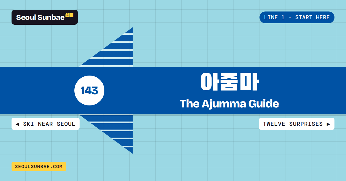 The Ajumma Survival Guide